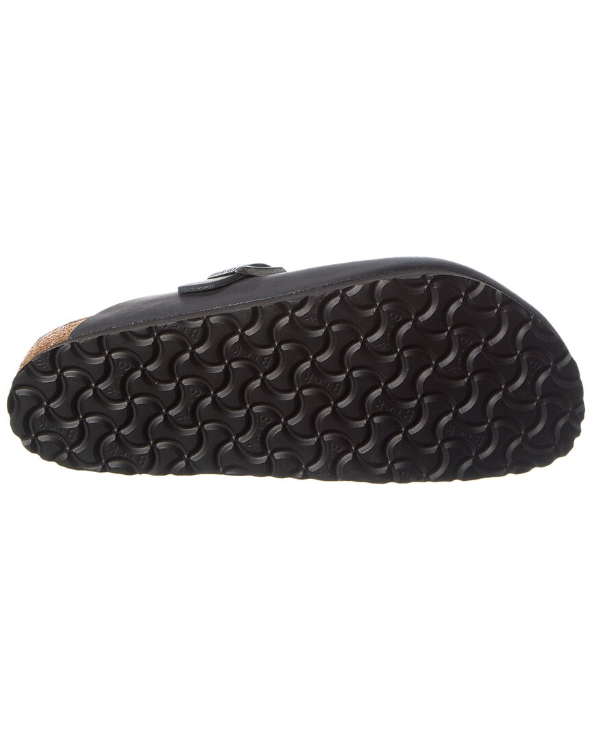 Сабо Birkenstock Boston Oiled Leather, черный — фото 4