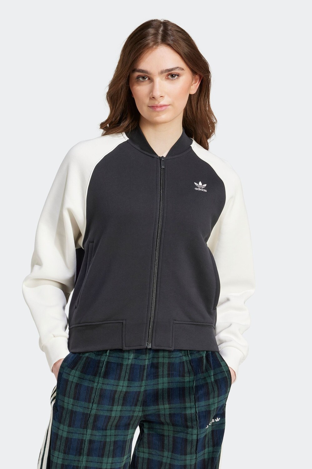 

Классическая куртка трилистник от Adicolor Adidas Originals, черный