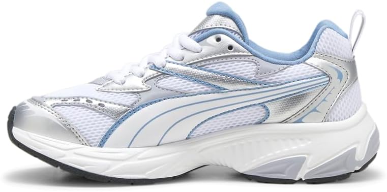 Детские кроссовки Puma Unisex-Child Morphic (для детей постарше), белый/синий — фото 4
