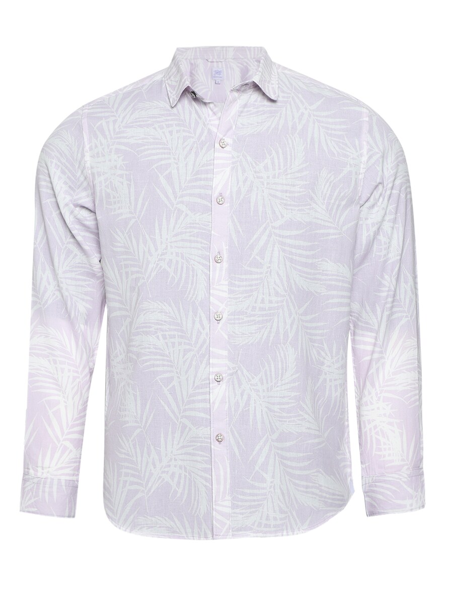 

Рубашка на пуговицах Comfort fit Campus Sutra Brooks, сиреневый