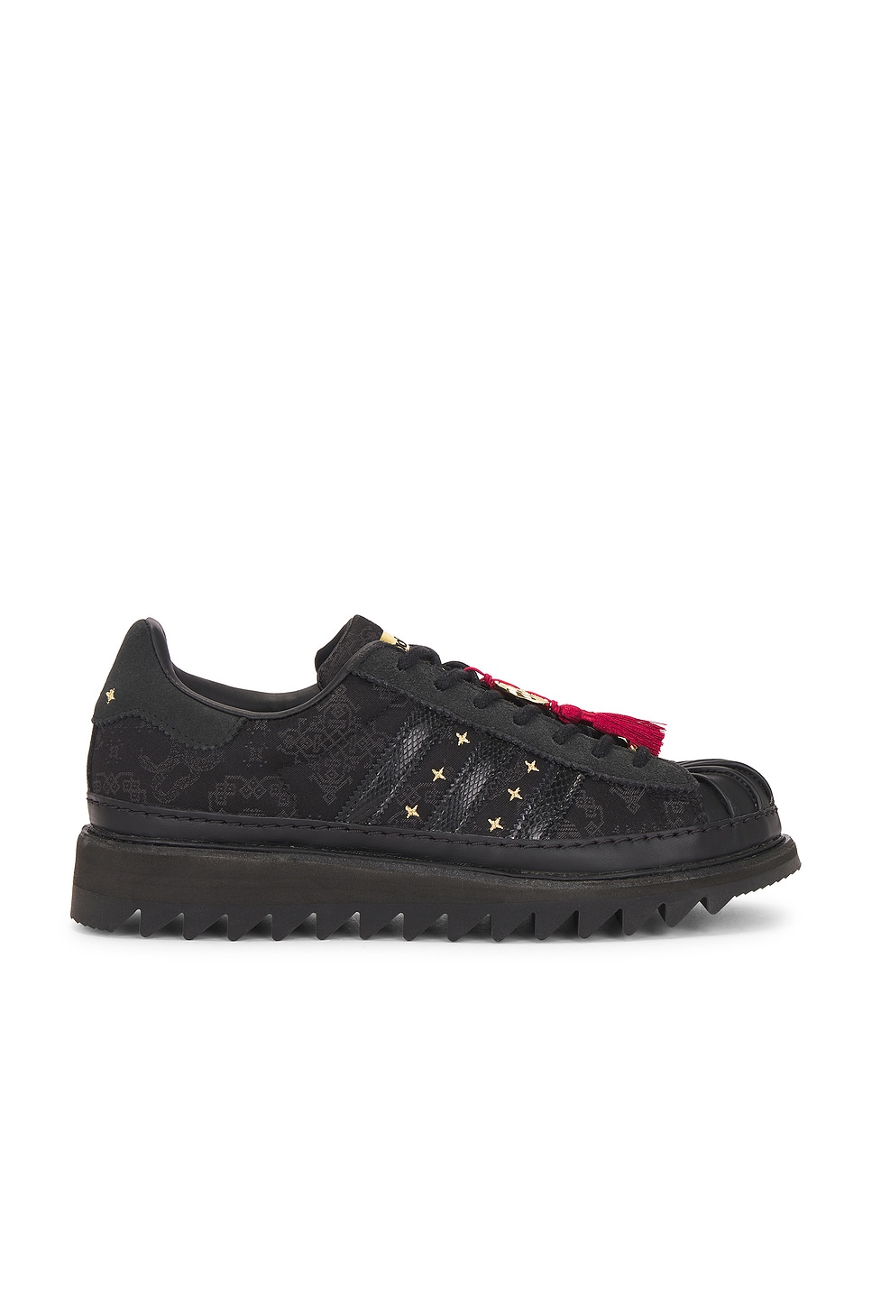 

Кроссовки X clot lunar new year superstar от Adidas Originals, core black, carbon & gold