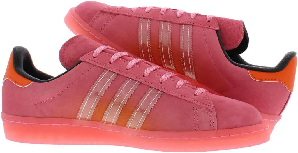 Мужские кроссовки Adidas Campus 80s, белый/оранжевый/розовый — фото 4