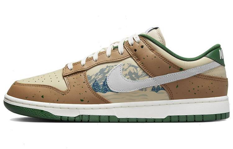 

Кроссовки Nike Dunk Skateboarding Shoes Unisex Low-top Green/Brown, коричневый