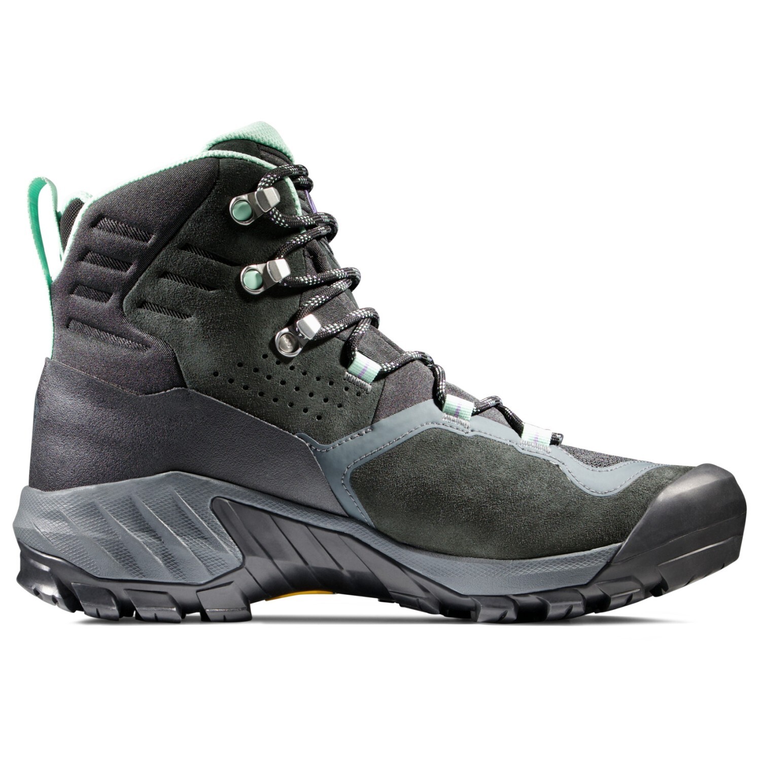 

Ботинки для прогулки Mammut Women's Sapuen High GTX, цвет Dark Steel/Neo Mint