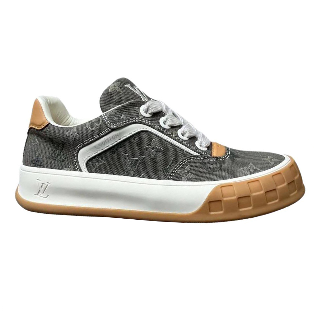 Наклонные низкие кроссовки для скейтбординга мужские LOUIS VUITTON, Original Shoe Box Included — фото 4