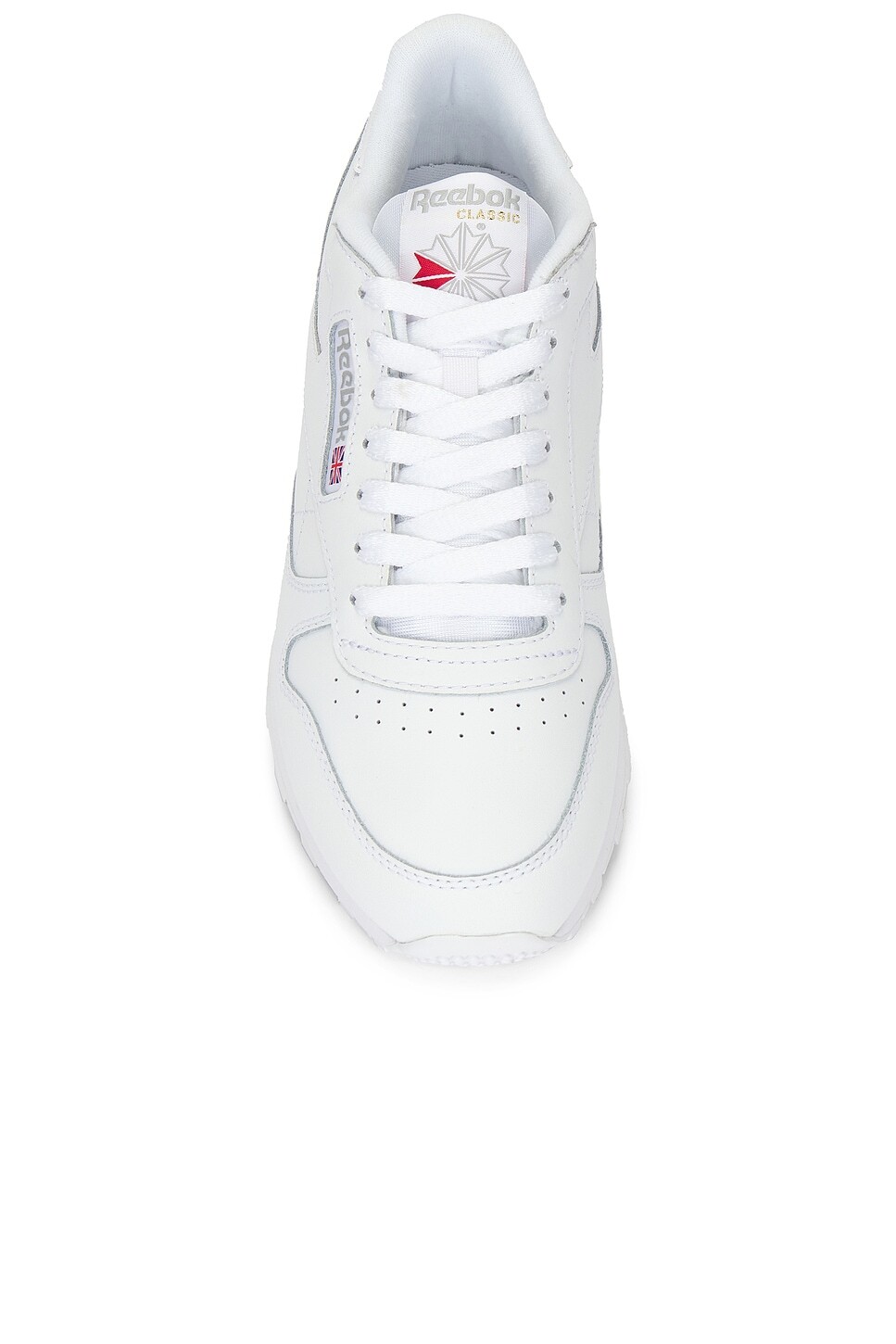 Классические кожаные кроссовки Reebok, цвет White & Pugry3 — фото 4