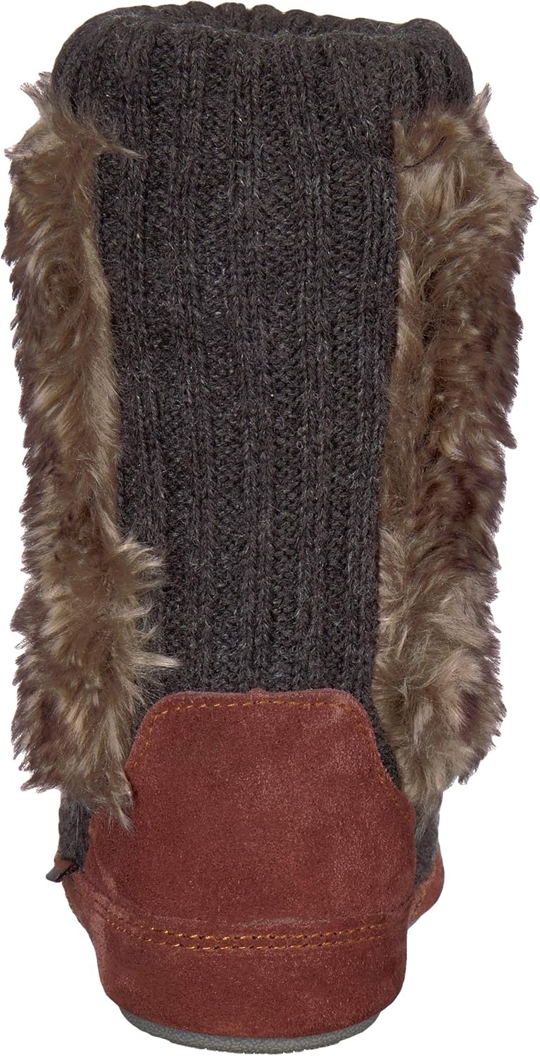 Унисекс-тапочки Acorn Cozy Slouch с подошвой для использования в помещении и на улице, угольный — фото 3