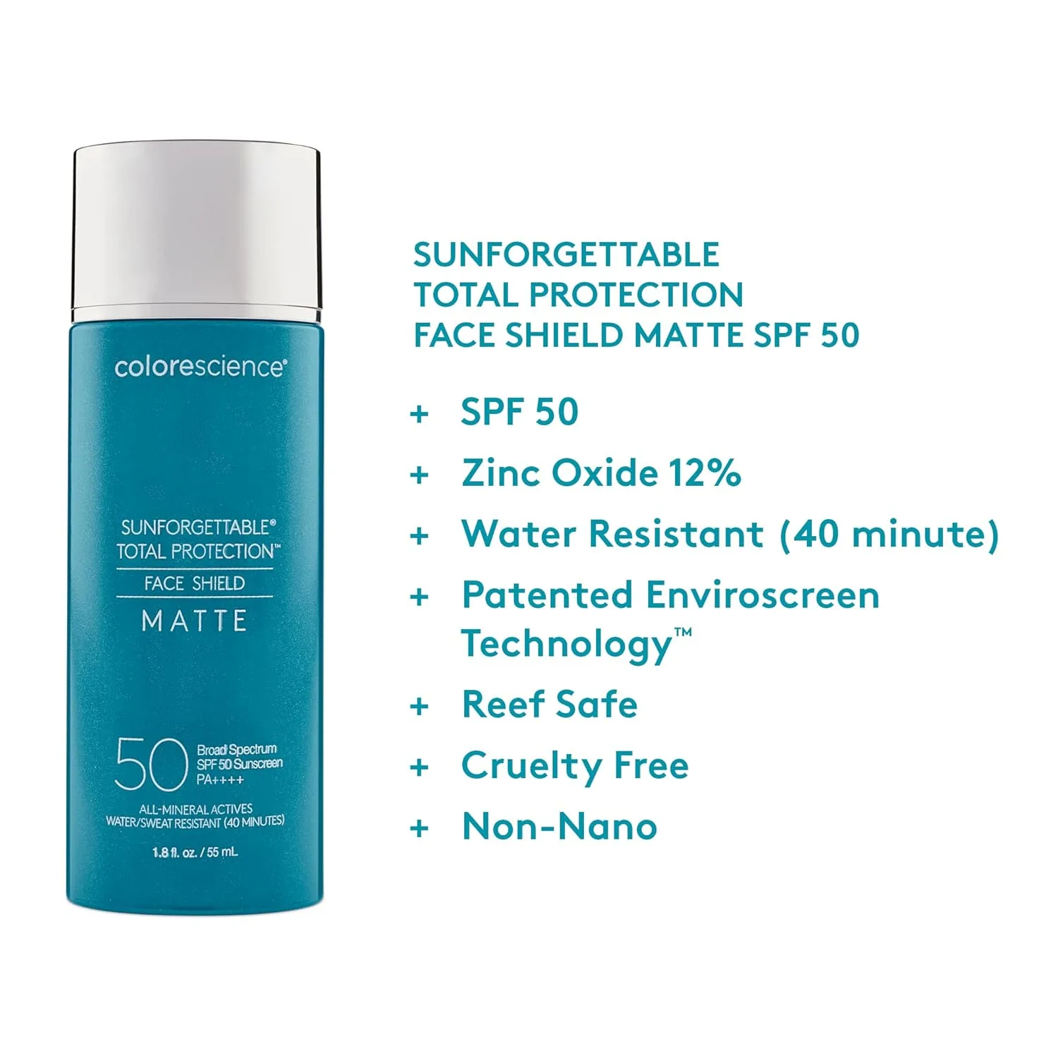 Защитный лицевой щиток Colorescience Total Protection SPF 50 53,2 мл (1 шт.), Matte — фото 3