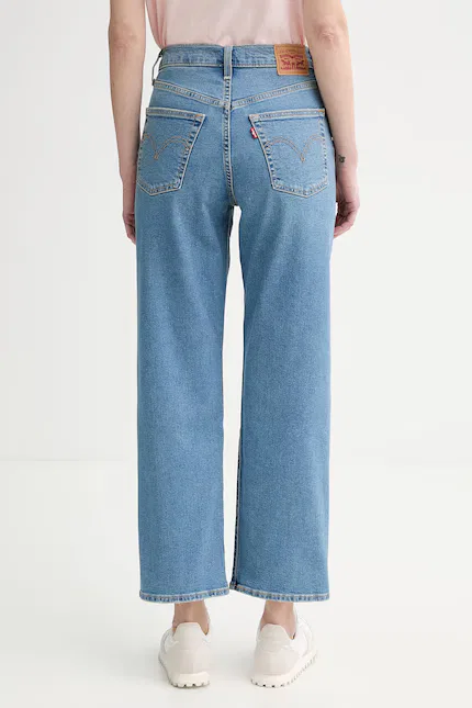 Джинсы прямого кроя Ribcage прямого кроя Ankle Levi's, синий — фото 3