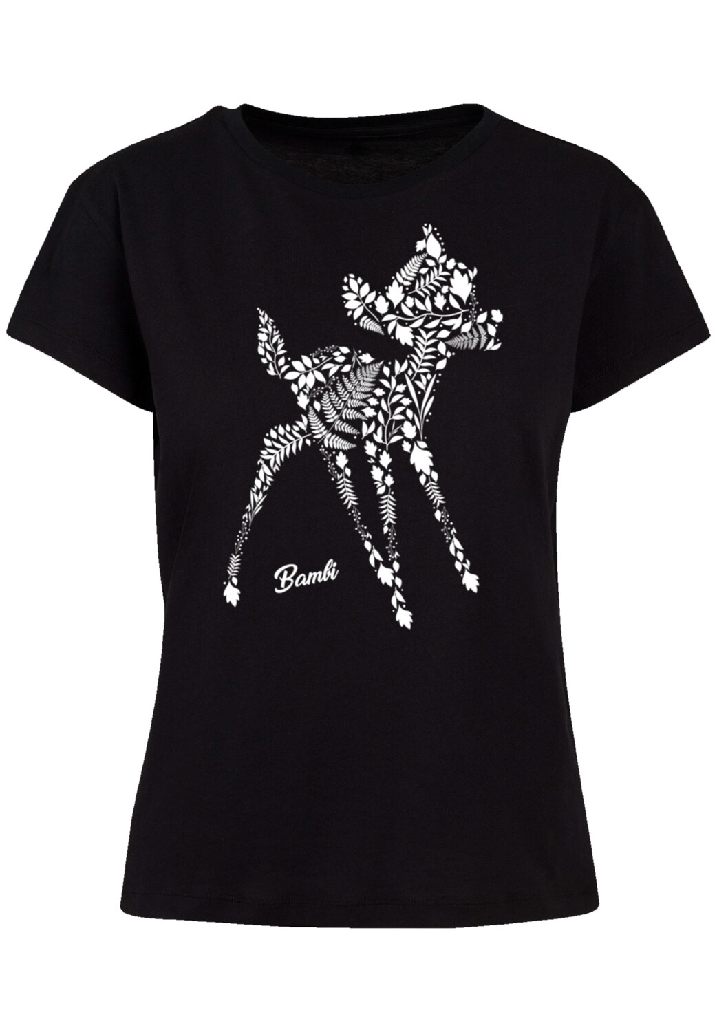 

Футболка F4NT4STIC Ladies Box Tee Disney Bambi Botanica, черный