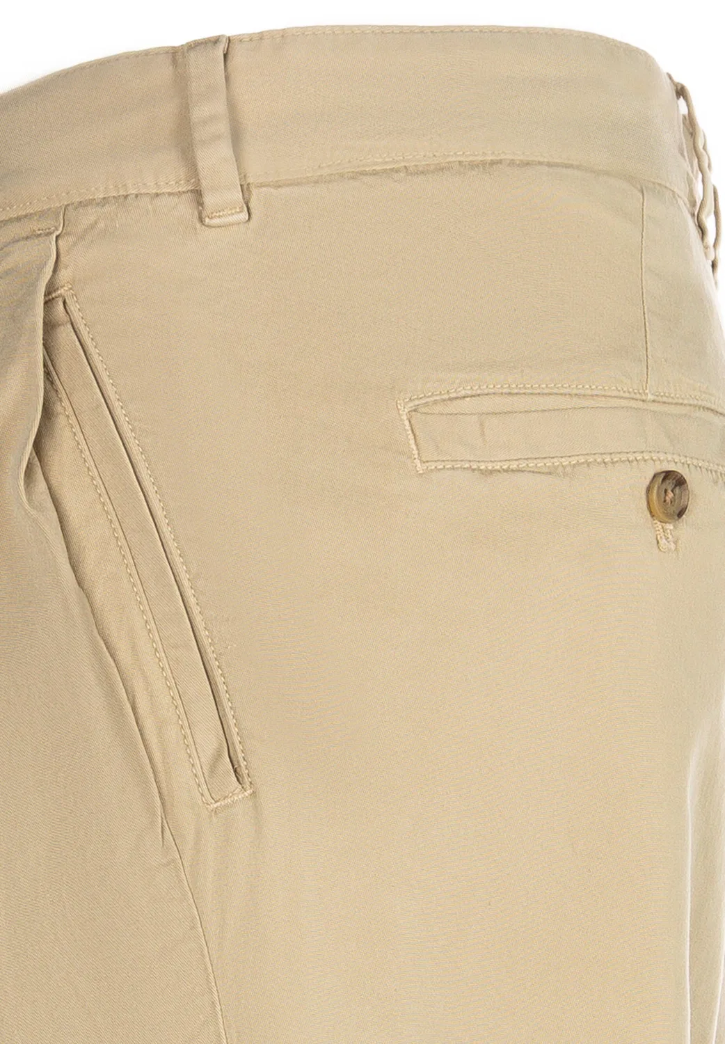 Брюки-чиносы Boss Regular Chino Pants Kai бежевого цвета — фото 3