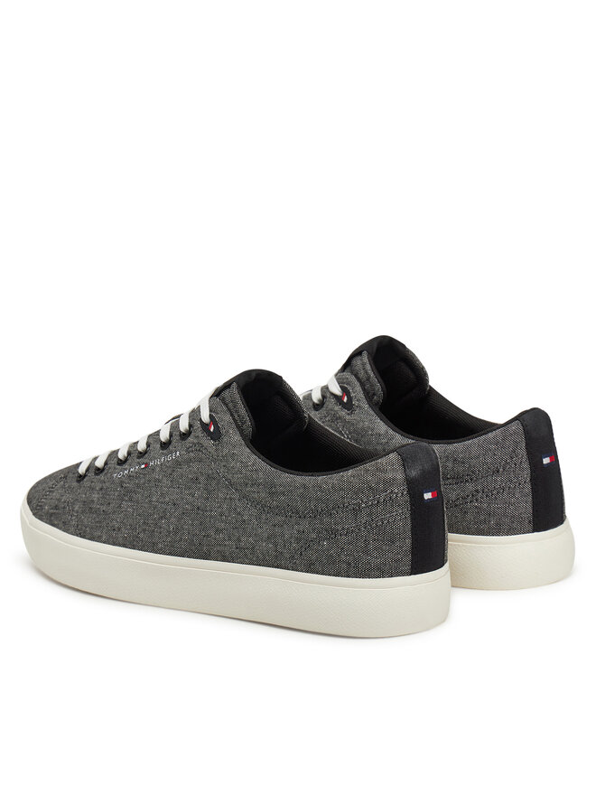 Кроссовки Th Hi Vulc Low Core Chambray FM0FM05389 Tommy Hilfiger, серый — фото 3