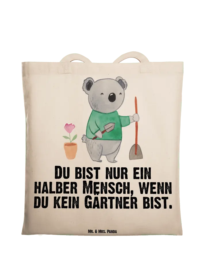 

Сумка для переноски Mr & Mrs Panda Gärtner Herz, кремовый