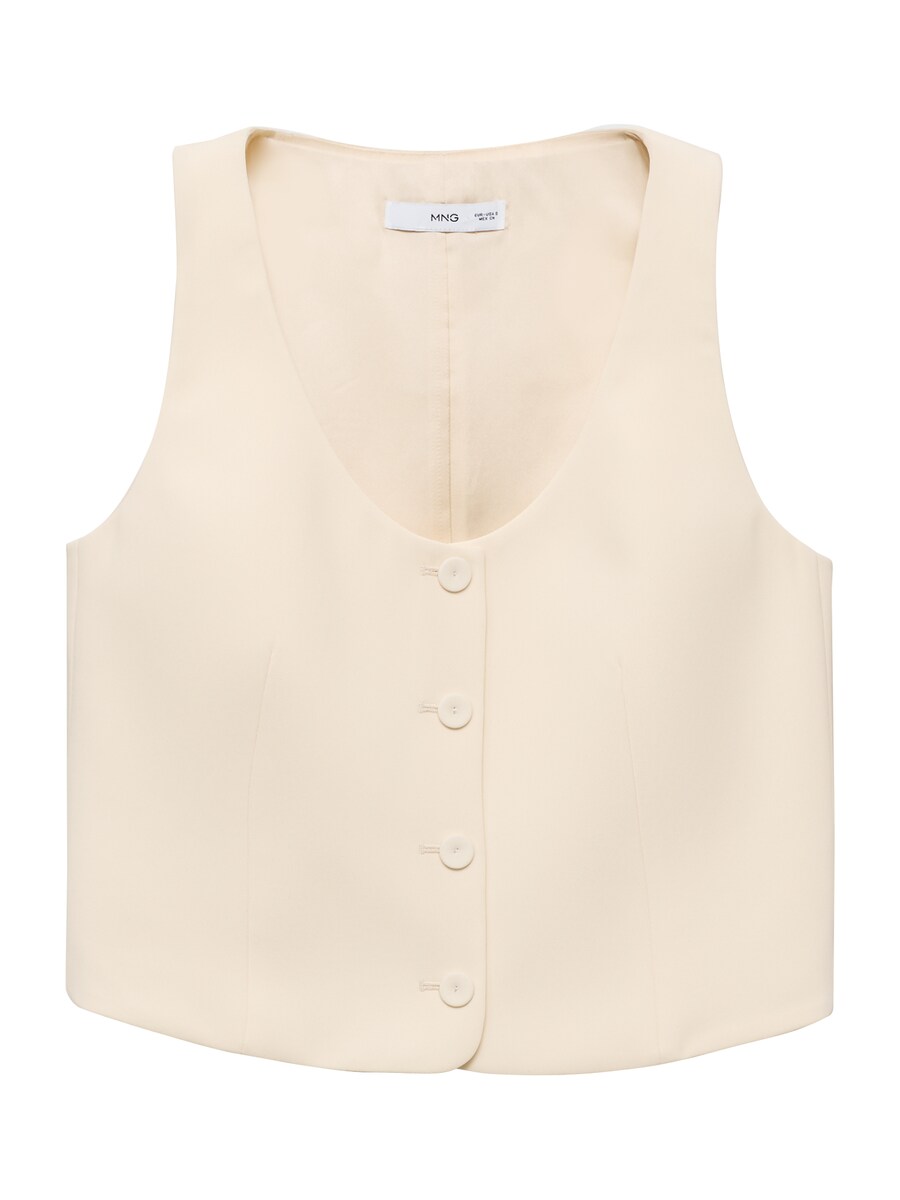 

Костюмный жилет MANGO Iguana, Cream