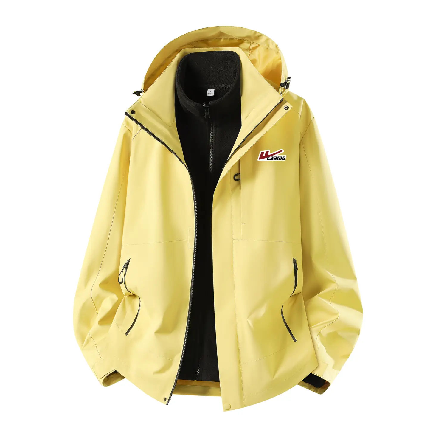 

Ветровка Unisex WARRIOR, lemon (3-in-1 two-piece set diy badge)