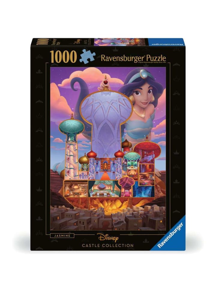 

Пазл Ravensburger, 1000 деталей, «Замки Диснея: Жасмин в цвете»