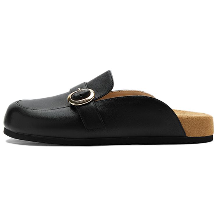 NINE WEST Женские противоскользящие тапочки с закрытым носком абрикос, цвет Apricot — фото 3
