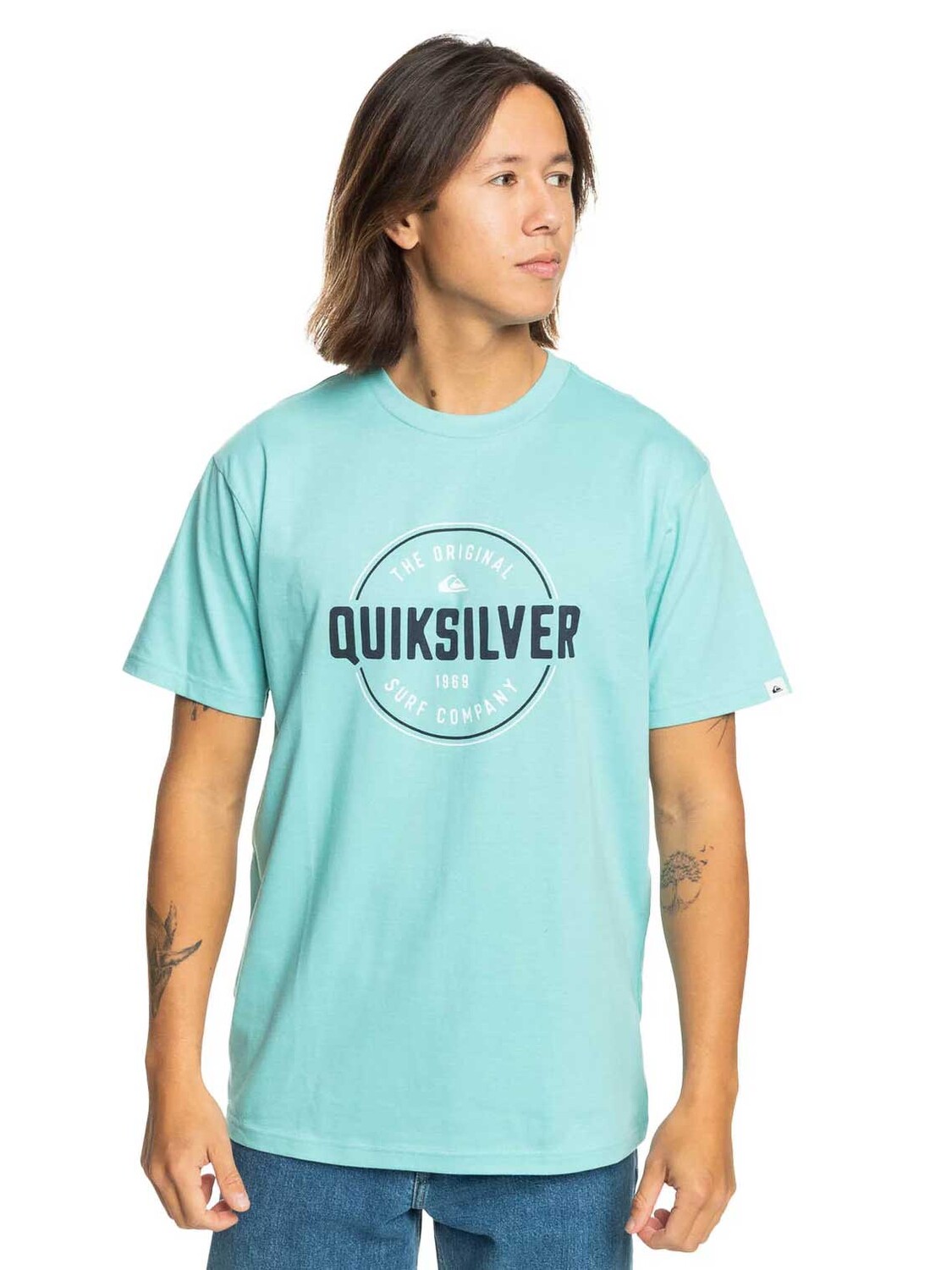 

Футболка Quiksilver CIRCLE UP SS, синий