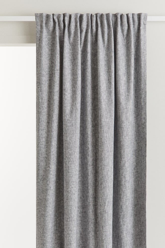 

Комплект из 2 плотных штор H&M, 140x250 см, серый