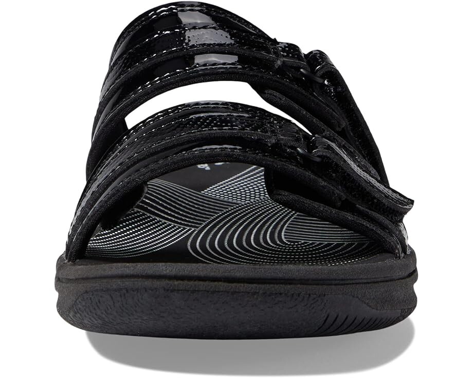 Сандалии Clarks Breeze Piper, цвет Black Patent Synthetic — фото 2
