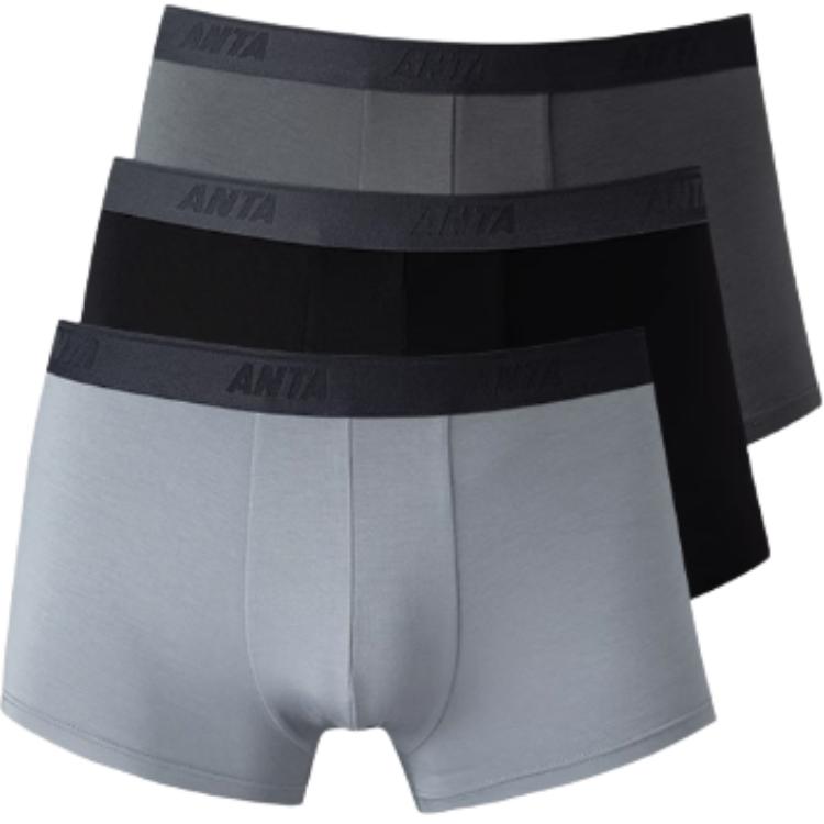 

Трусы-боксеры Life Collection, 3 штуки ANTA, металлический серый