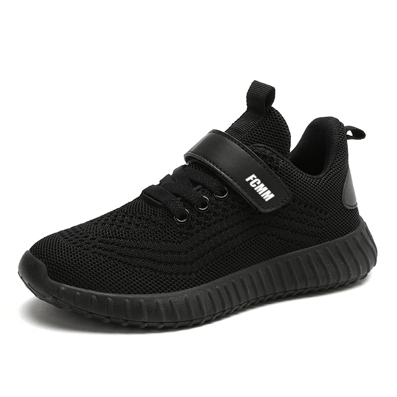 

Нескользящие и дышащие низкие детские кроссовки для повседневной носки FCMM, черный