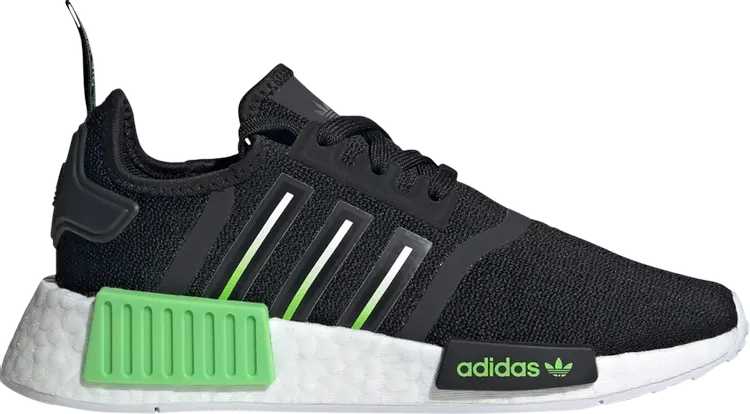 

Кроссовки NMD_R1 J 'Black Lucid Lime', черный