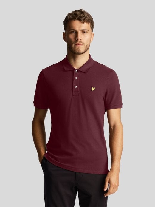 

Рубашка поло Lyle & Scott, бордовый