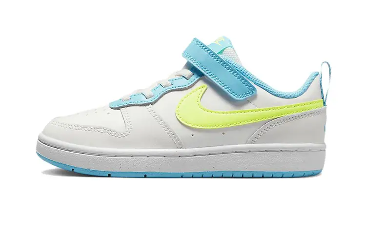 

Кроссовки Nike Court Borough Low 2 PS 'White Baltic Blue Volt'