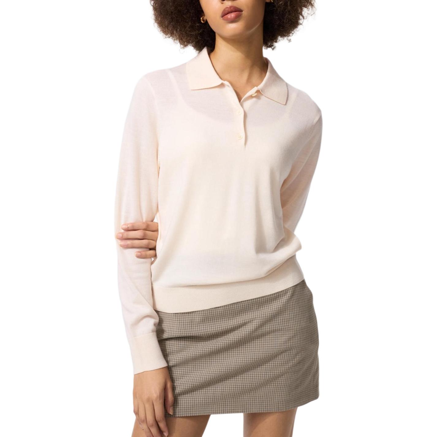 

UNIQLO Топ женский светло-бежевый