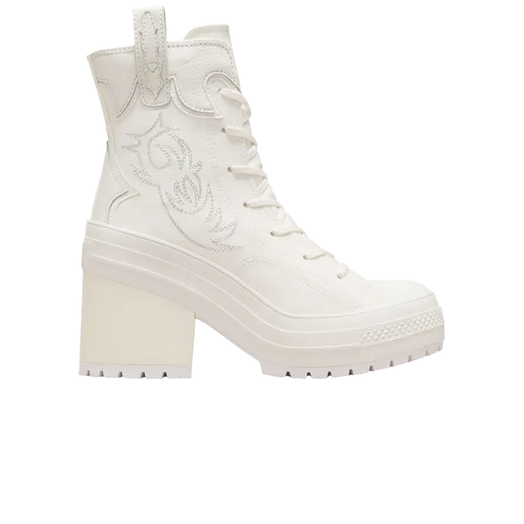 Кроссовки Converse Wmns Chuck 70 De Luxe Heel Platform High, кремовый
