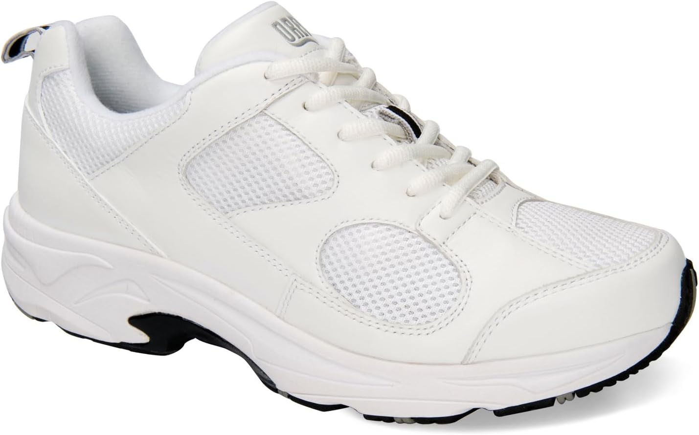 

Комфортные терапевтические кожаные кроссовки Drew Men's Lightning II с двойной глубиной, белый