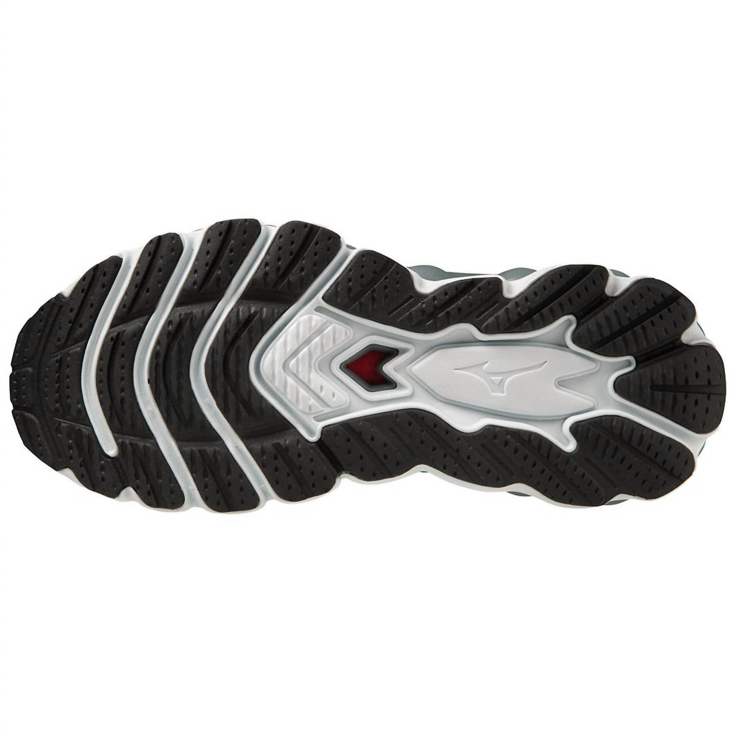 Женские кроссовки Wave Sky 7 в черно-серебристом цвете MIZUNO — фото 4