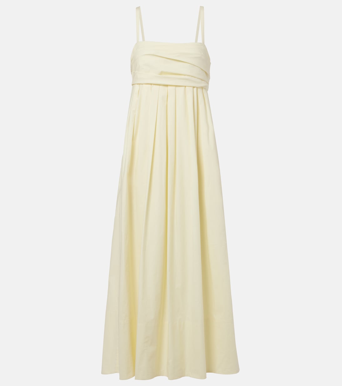 

Клодин платье миди из поплина Proenza Schouler, Light Butter