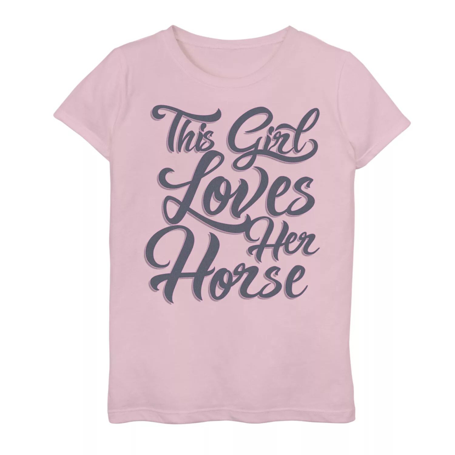 

Футболка с надписью «Loves Her Horse» для девочек 7–16 лет Licensed Character