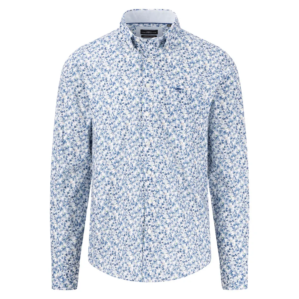 

Рубашка Fynch Hatton Premium Flower Prints, синий