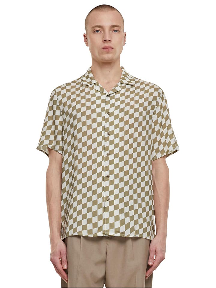 

Urban Classics Рубашка бежево-кремового цвета