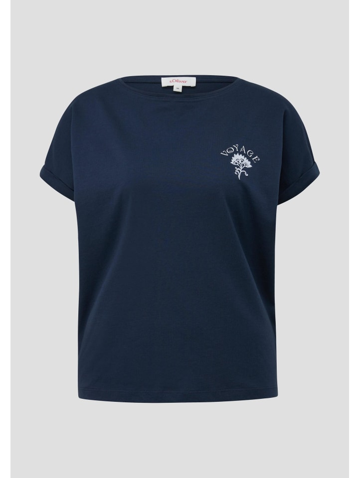 

s.Oliver Футболка 58D2 темно-синего цвета, Синий, s.Oliver Футболка 58D2 темно-синего цвета