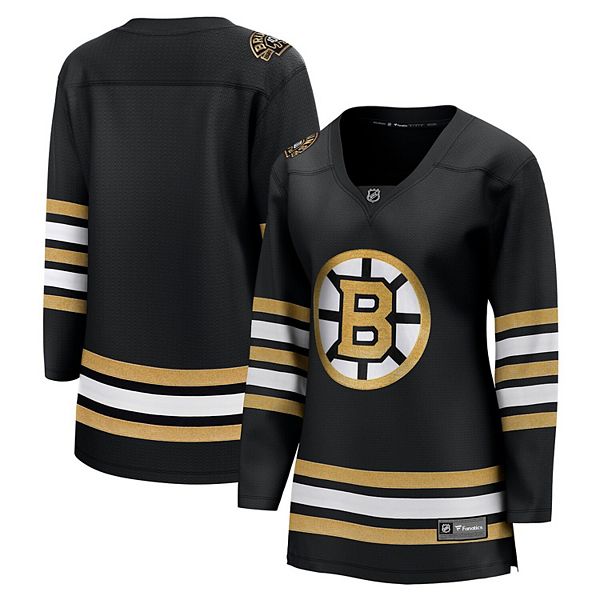 

Женская футболка Fanatics Branded Boston Bruins 100th Anniversary Premier Breakaway Unbranded