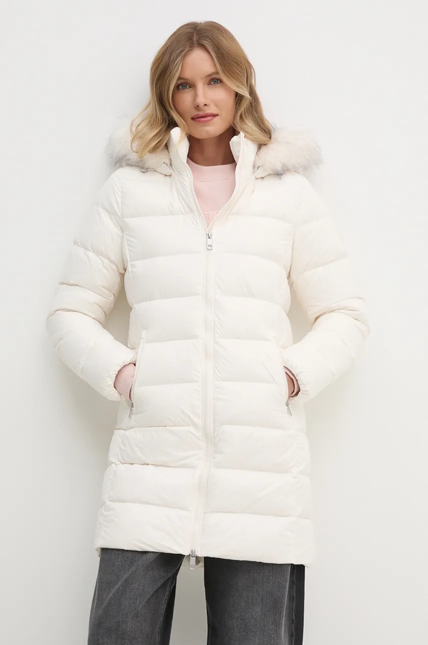 

Пуховик женский Tommy Hilfiger, бежевый