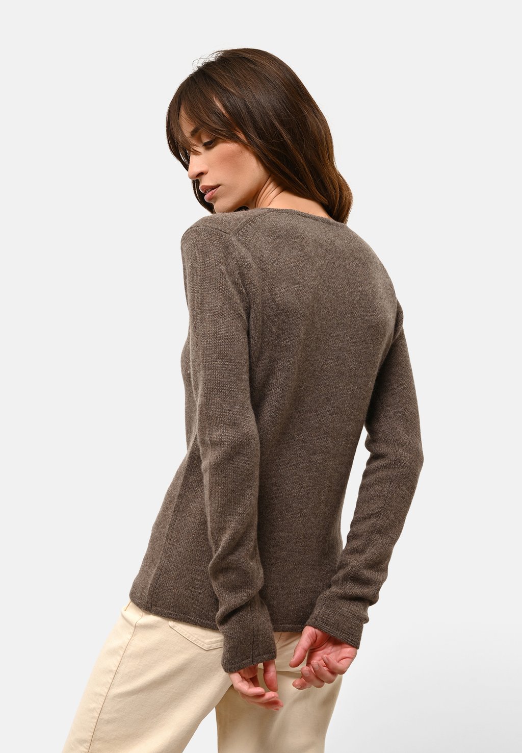 

Джемпер ABBY Just Cashmere, серо-коричневый
