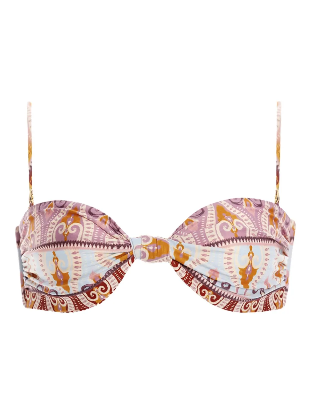 

Бикини-топ с узором Leva Lucille Agua Bendita, бежевый