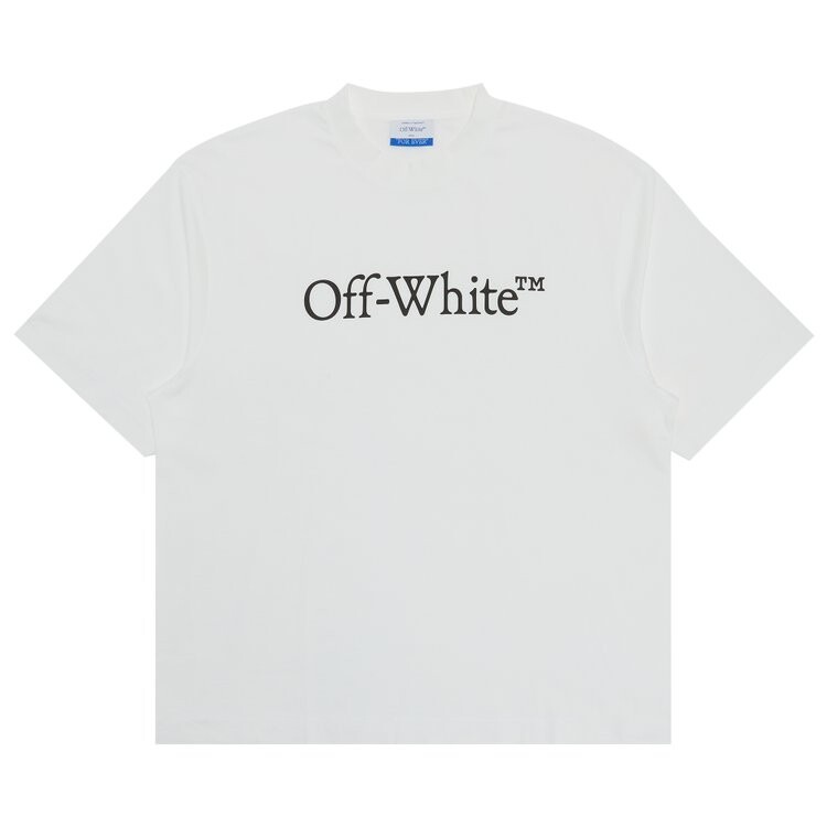 

Футболка Off-White Big Bookish Skate Tee, цвет White/Black