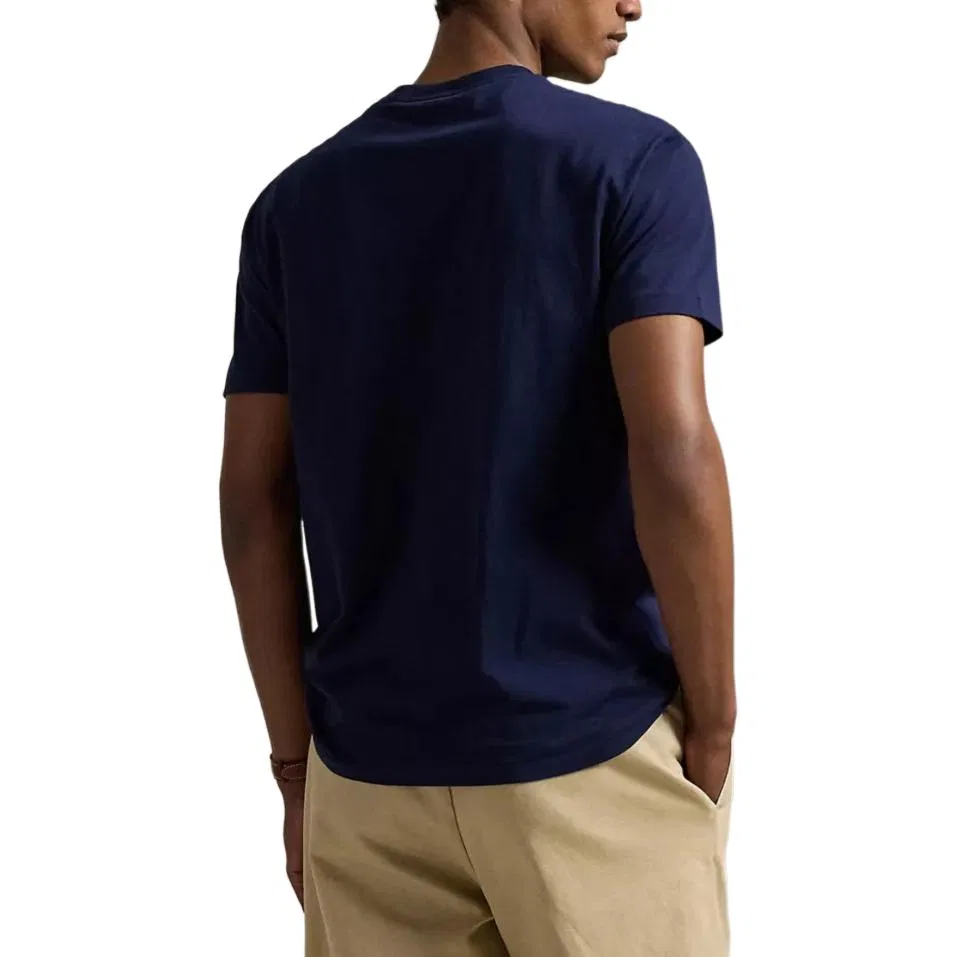 Футболка мужская Marine Blue, круглый вырез, прямой крой Polo Ralph Lauren — фото 3