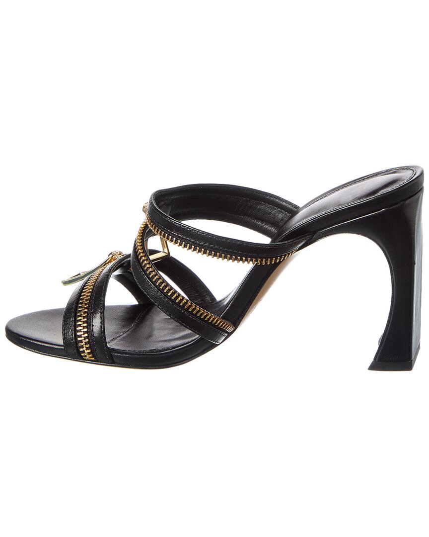 Alexandre Birman Zoe 90 Leather Sandal, черный — фото 2
