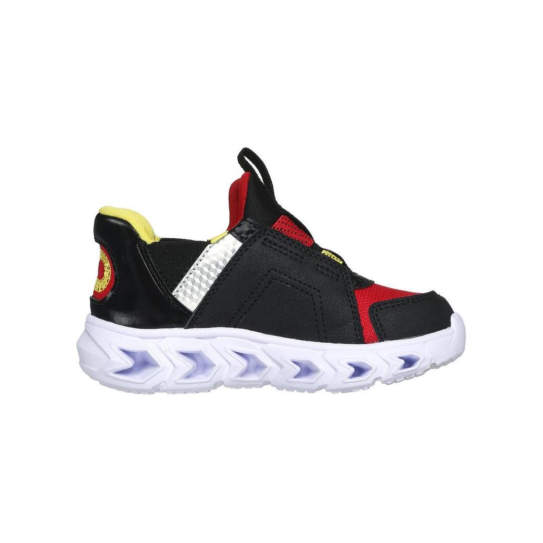 Беспроводные Слипоны Низкие Топы Черные Красные Детские Skechers — фото 2