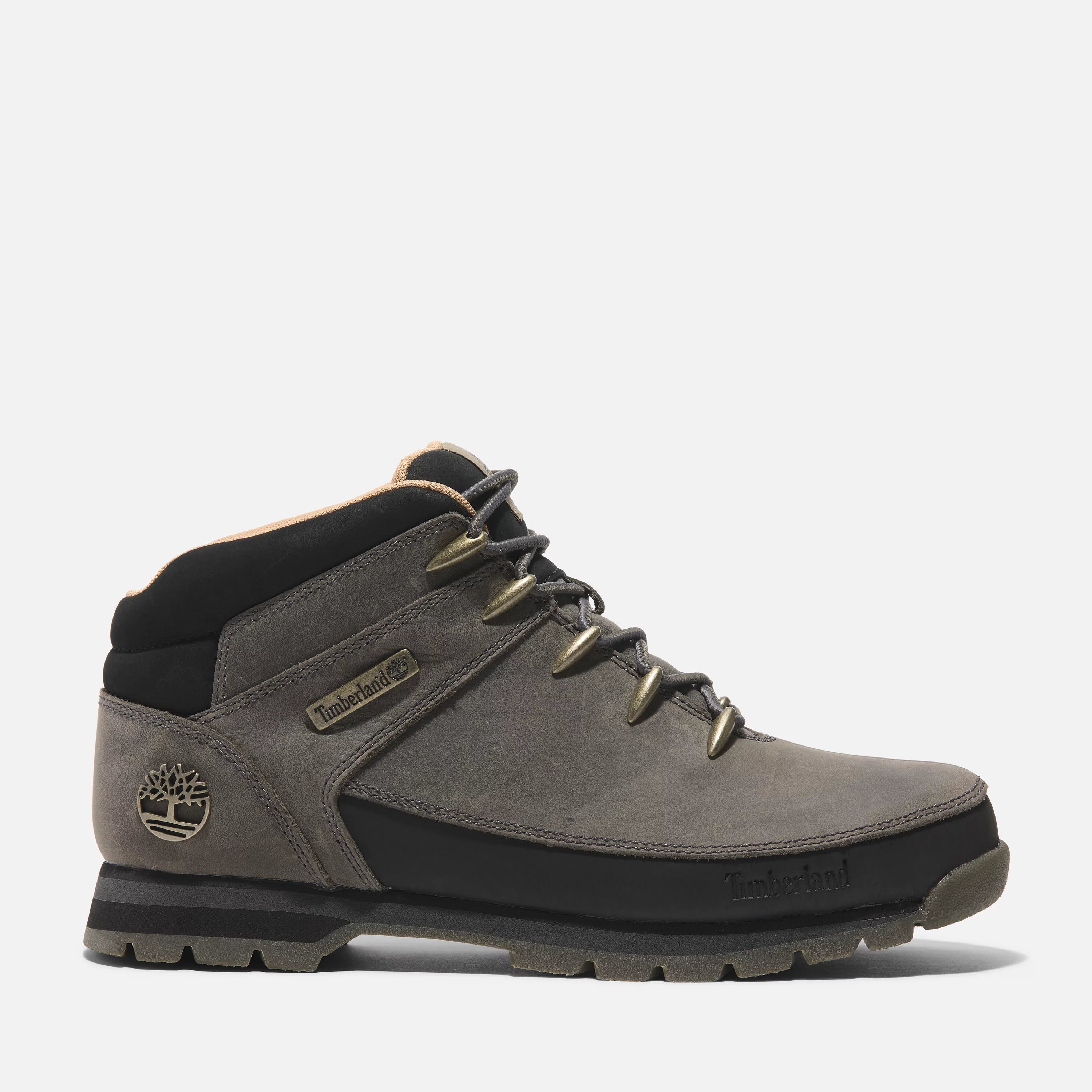 

Мужские ботинки Euro Sprint Mid на шнуровке Timberland, цвет grey full-grain
