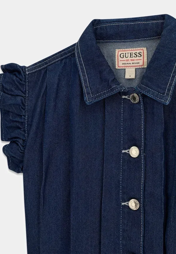 Блуза Guess Falten button down, синяя — фото 3