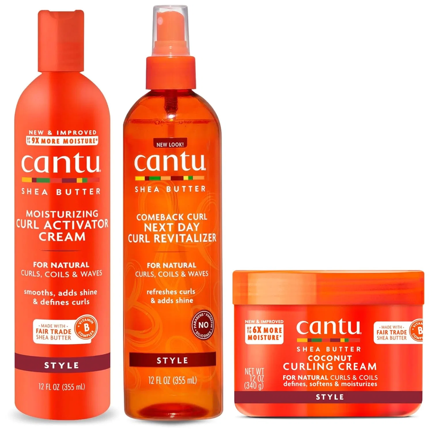 Набор для активации и восстановления локонов «Shea Butter Comeback Curl» от Cantu Cantu