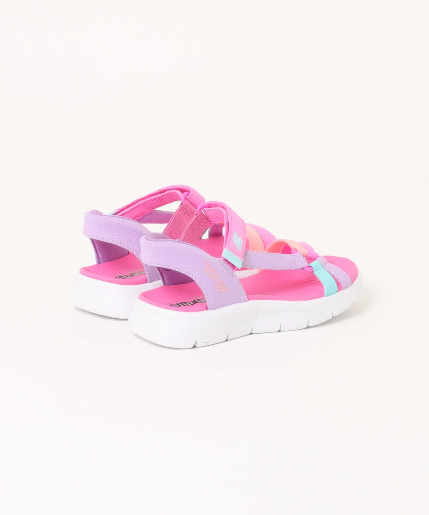 Детские спортивные сандалии SKECHERS Slip-ins: Go Walk Flex разноцветные — фото 2